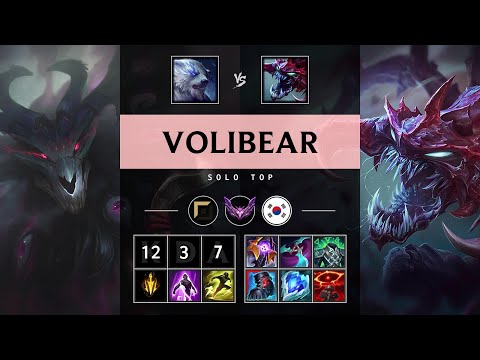 Volibear Top vs Cho'Gath - KR Master Patch 25.19