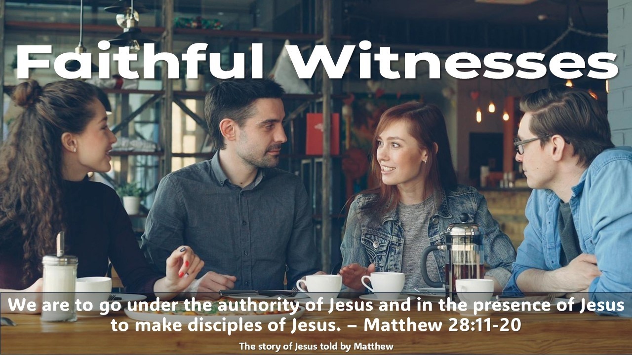 In the authority of Jesus, Go!