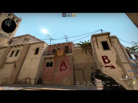 Как кинуть смок в окно на мираже в csgo