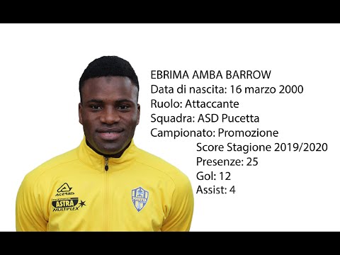 Ebrima Amba Barrow | Pucetta | skills, goals and assists 2019/2020