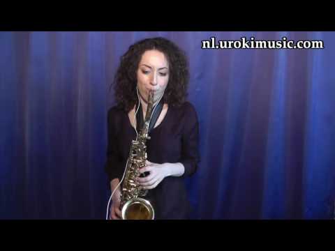Saxofoon Leren Spelen Avicii Wake Me Up - Cover Tenorsaxofoonles Studie Klasse Muzieknoten