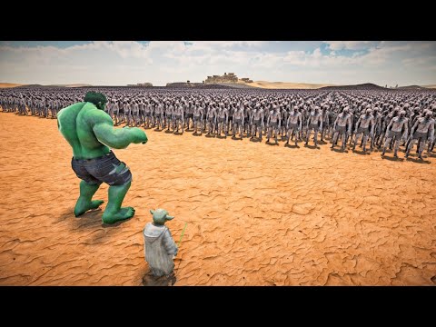 MASTER YODA & HULK VS 1,000,000 ZOMBIES - Ultimate Epic Battle