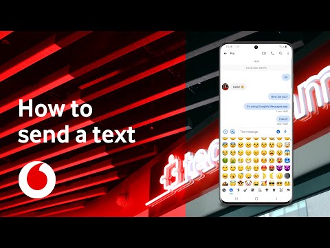 How to send a text | Android Phone | Tech Team | Vodafone UK