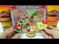 Hello Kitty Play Doh waffle How to make Playdough Doughnuts DIY ハローキティ キャラクター サンリオ Dough