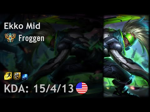 Ekko Mid vs Diana - Froggen - NA Challenger Patch 6.17