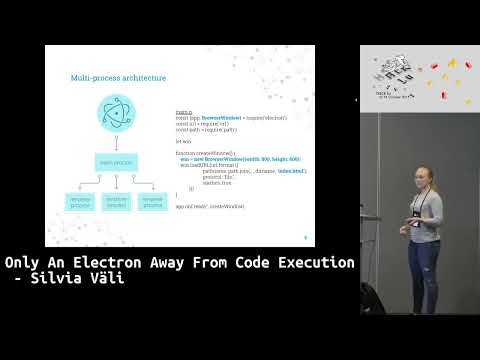 Only An Electron Away From Code Execution   Silvia Väli