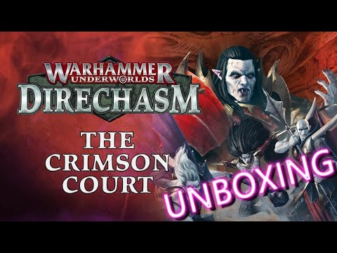 UNBOXING Warhammer Underworlds Direchasm – The Crimson Court