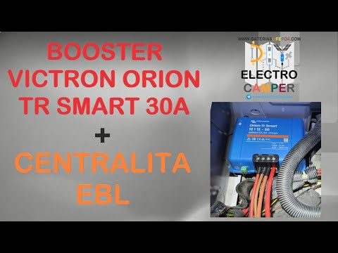 🚍DIY ElectroCamper🚤 Victron Orion TR smart 30a booster installation with EBL controller for LiFePO4🔋