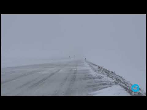 Impressive snowstorm in Sterling (Colorado), USA