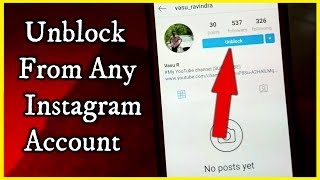 How To Unblock Yourself On Instagram