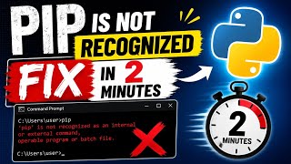 pip is not recognized fix in windows 11 | Python 2026