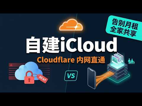 自建 iCloud 完整方案：Immich + Cloudflare Tunnel 全家共享照片库（永久免费）