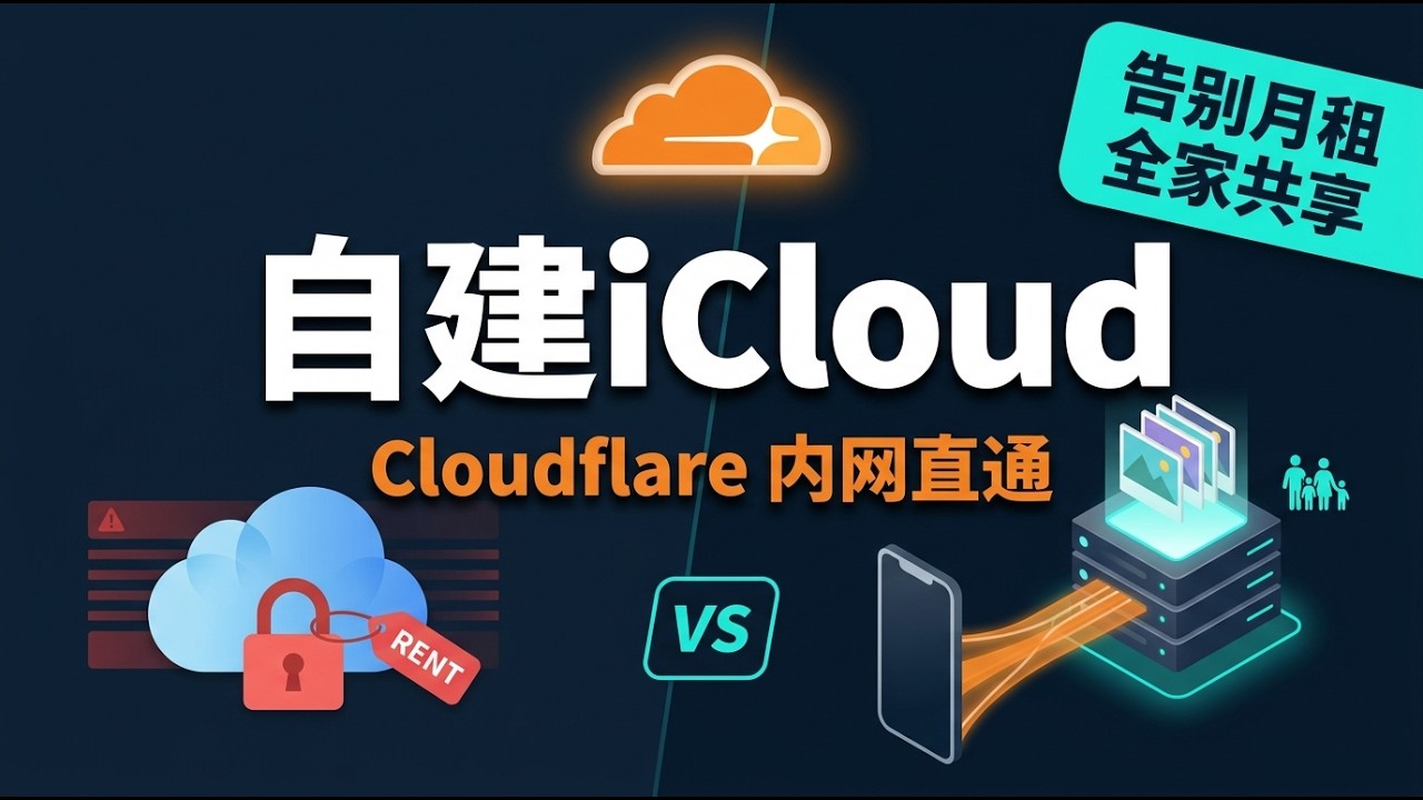 自建 iCloud 完整方案：Immich + Cloudflare Tunnel 全家共享照片库