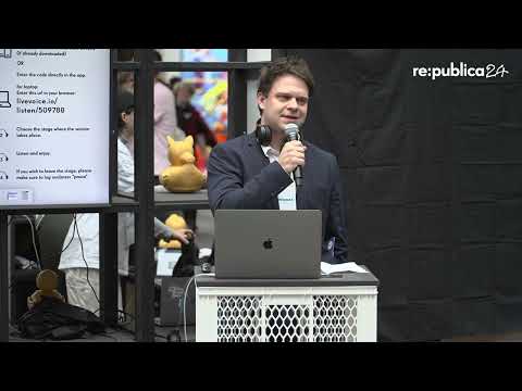 re:publica 2024: Maximilian Wehage - Einsatz von KI – durch den Staat – für die Menschen!