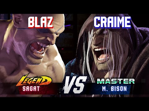 SF6 ▰ BLAZ (Sagat) vs CRAIME (M.Bison) ▰ High Level Gameplay