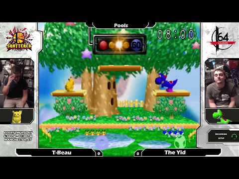 Smash 64: T-Beau (Pikachu) V The Yid (Yoshi/Fox) - Shattered 108 Tournament SSB64