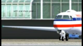 preview picture of video 'American Airlines Offical video- FSX'