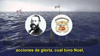 preview picture of video 'HIMNO DE LA MARINA DE GUERRA DEL PERÚ Gloriosa Marina Peruana Autor: Francisco Quirós Tafur - 1974'