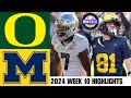 1 Oregon Vs Michigan Full Game Highlights 2024 College Football Highlights