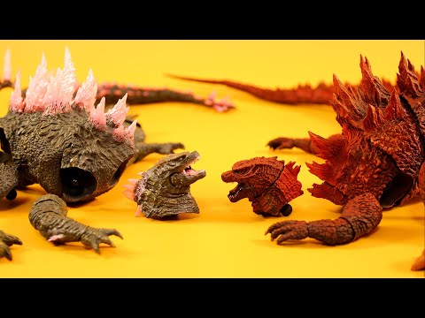 EVOLVED GODZILLA Disassembly S.H.MonsterArts vsMonster Hunter