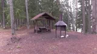 preview picture of video 'Jõuga lakes campfire site Estonia'