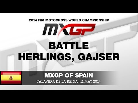 MXGP of Spain 2014 Jeffrey Herlings & Tim Gajser Battle - Motocross