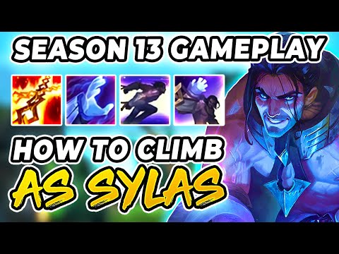 Season 13 High Elo Sylas Gameplay - How to Climb with Sylas | How to Carry as Sylas