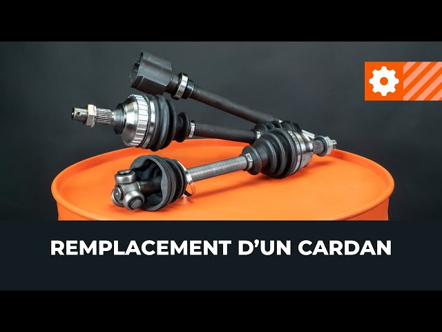 Regardez le vidéo manuel sur la façon de remplacer MERCEDES-BENZ CLS Cardan de transmission