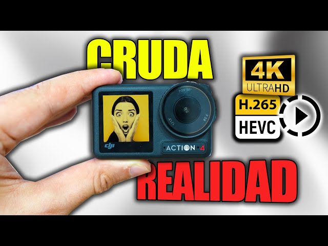 Vídeo relacionado con DJI Osmo Action 4 Pack Estándar: cámara de acción sumergible 4K/120 fps con un sensor de 1/1.3 pulgadas, gran rendimiento con poca luz, color D-Log M de 10 bits, batería duradera de 1770 mAh