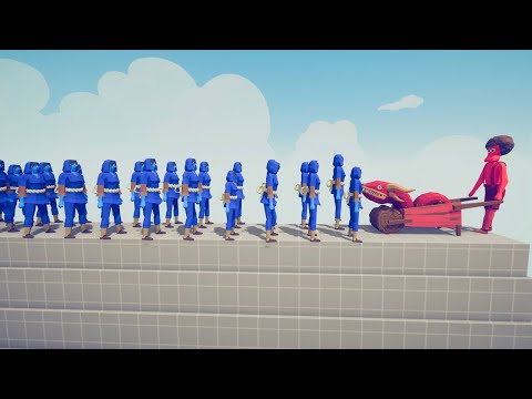 WheelBarrow Dragon vs Peasants - Totally Accurate Battle Simulator TABS