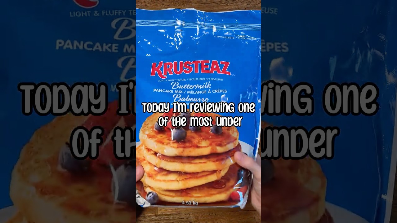 COSTCO KRUSTEAZ PANCAKE MIX Review #classicpancakes #easyrecipe
