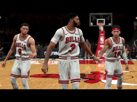 Anthony Davis join the Bulls "The Big 3" of Windy City | NBA 2K20 My Career Ep.110