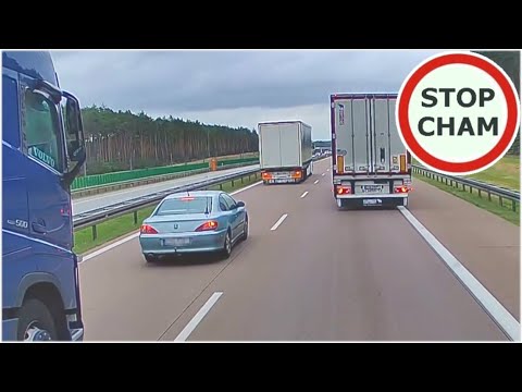 Wyhamował ciężarówkę na A2 - wzięli go w kleszcze