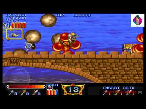 Magic Sword - Complete Playthrough (LongPlay) Arcade Game