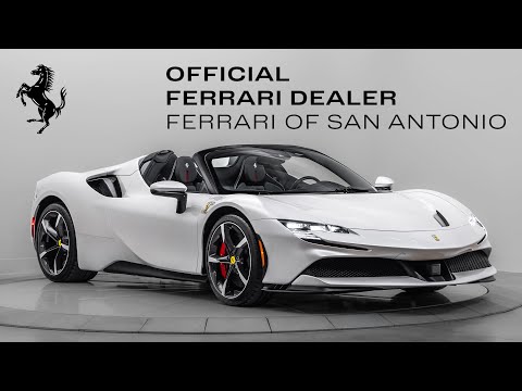 2023 Ferrari SF90 Spider - Sound, Interior, and Exterior - Bianco Fuji