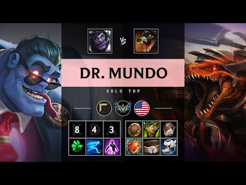 Dr. Mundo Top vs Renekton - NA Challenger Patch 25.17