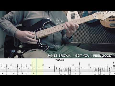 JAMES BROWN - I got you (I feel good) [GUITAR COVER + TAB]