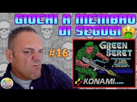 GIOCHI A MEMBRO DI SEGUGIO #16 - GREEN BERET - Konami 1986 (Msx)