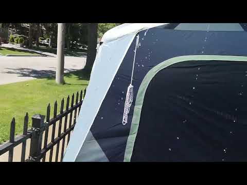 Coleman 8 Person SkyLodge Tent Rain test