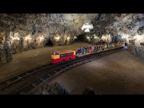 Postojna Cave Train Slovenia - the world's most exciting train ride #cave #train #slovenia