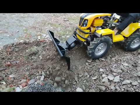 TAUROS ZX18 benzín 4x4 malotraktor s predným vývod.náhonom