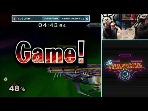 The Nightclub S2E2: Jflex (Sheik) vs Captain Smuckers (Captain Falcon) - Losers Finals SSBM