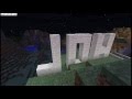 Hollywood sign in Minecraft