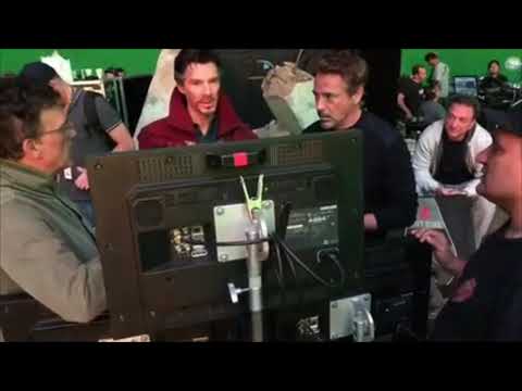 Behind the scenes: Avengers Endgame ~ Benedict Cumberbatch & RDJ