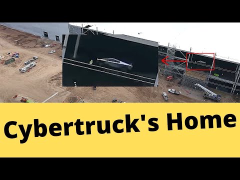 Tesla Has Places Cybertruck Inside The 3rd Floor of Giga Texas