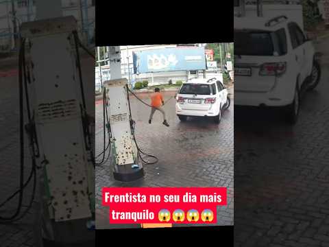 Frentista vive a calmaria rara de um dia sem pressa