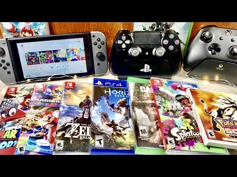 TOP 10 BEST SELLING GAMES OF 2017! REVIEW (Amazon's Official Sales) 4K