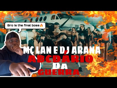 African Reaction To Brazilian Funk🇧🇷🤯| MC LAN E DJ ARANA - ABCDÁRIO DA GUERRA (CLIPE OFICIAL)