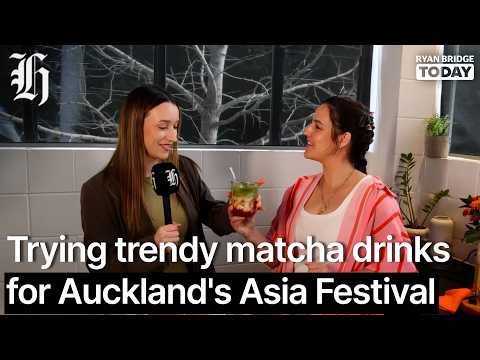 Thumbnail for Trying trendy matcha drinks for Auckland's Asia Festival | Ryan Bridge TODAY