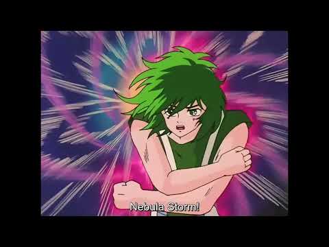 Shun d'Andromède vainc Syd de Mizar avec l’orage Nébulaire (Nebula storm) - Saint Seiya
